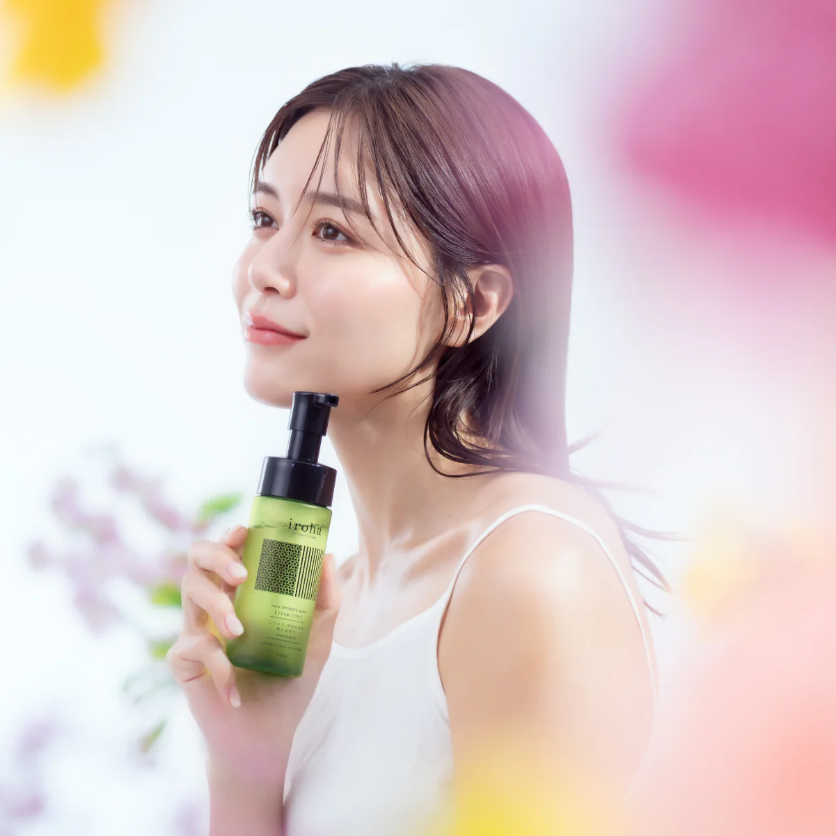 iroha INTIMATE WASH [FOAM TYPE] Damask Rose and Geranium - Image 9