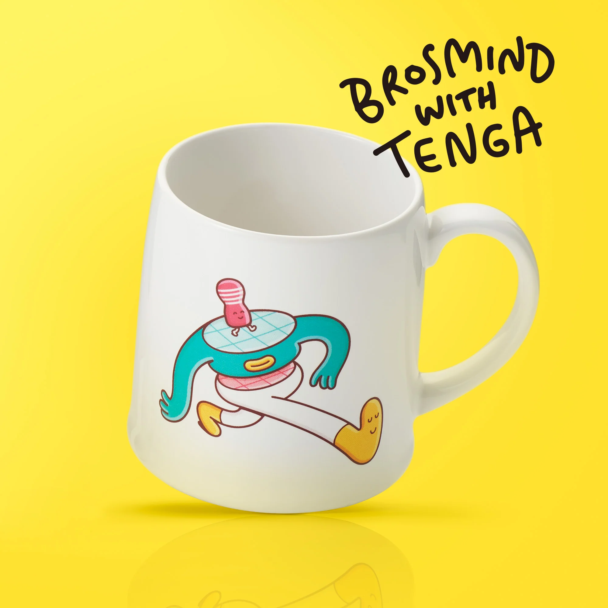 BROSMIND with TENGA EGG DOG Mug - Image 2