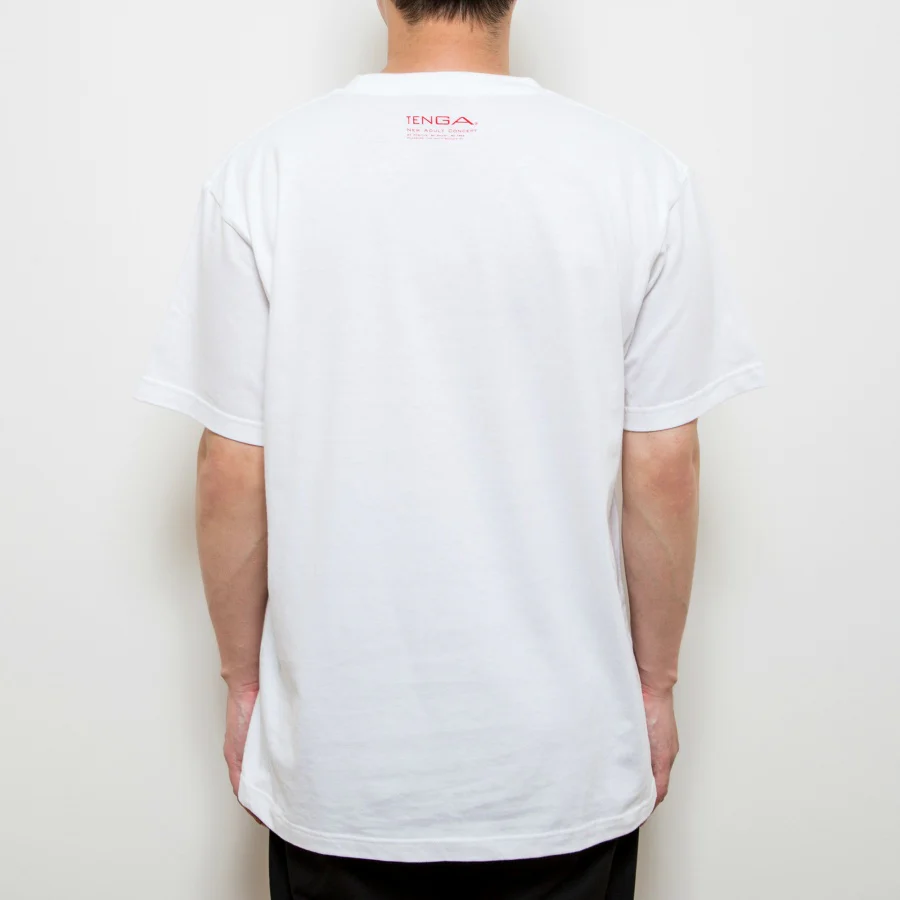 TENGA 20 CUPS T-Shirt [White] - Image 4