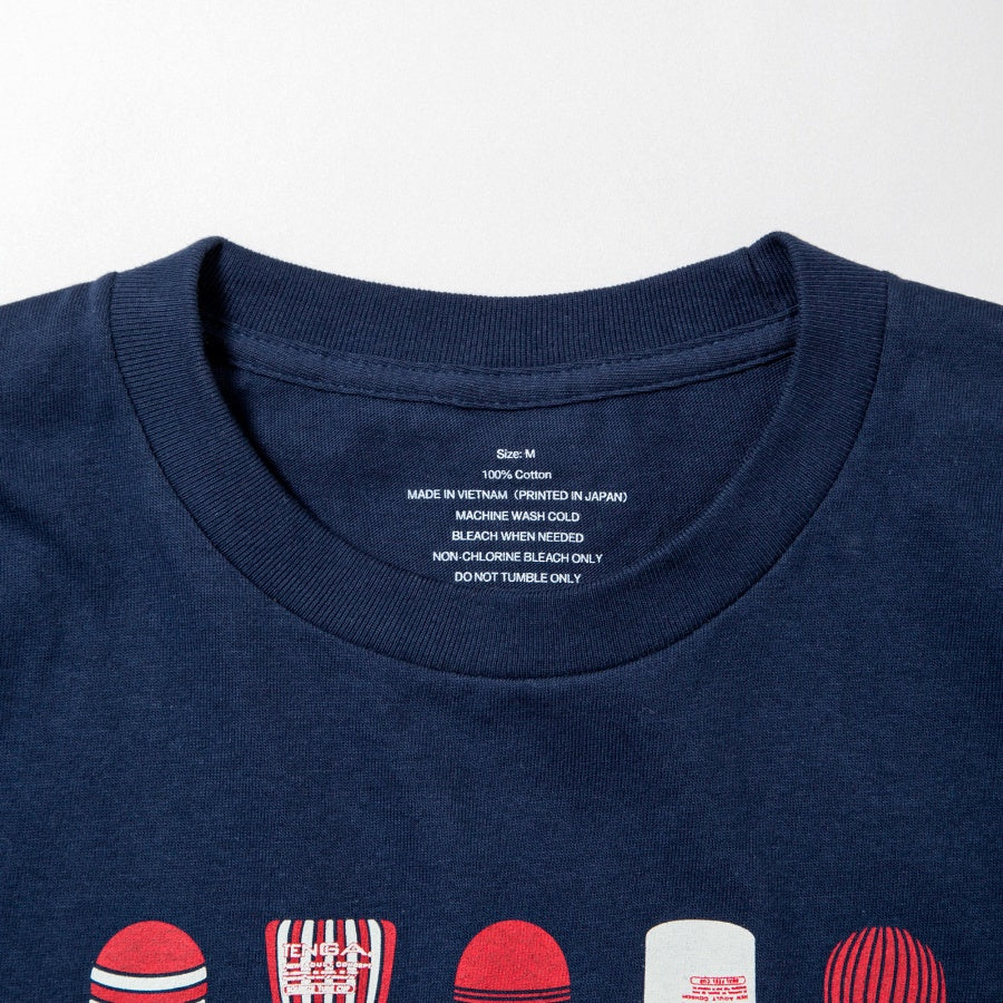 TENGA 20 CUPS T-Shirt [Navy Blue] - Image 5