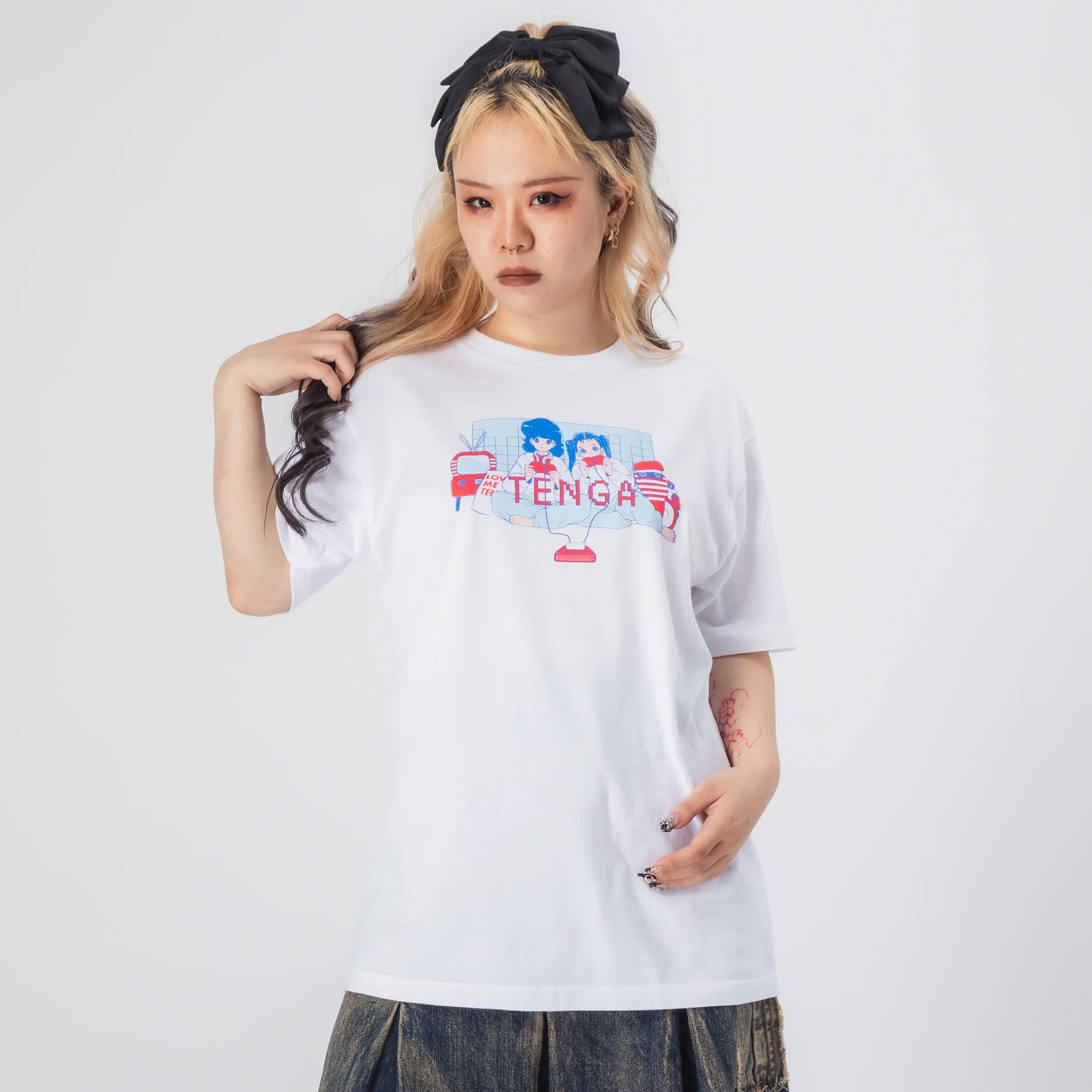 TENGA x Bob a.k.a En-Chan PLAY GAME 01 T-Shirt - Image 11