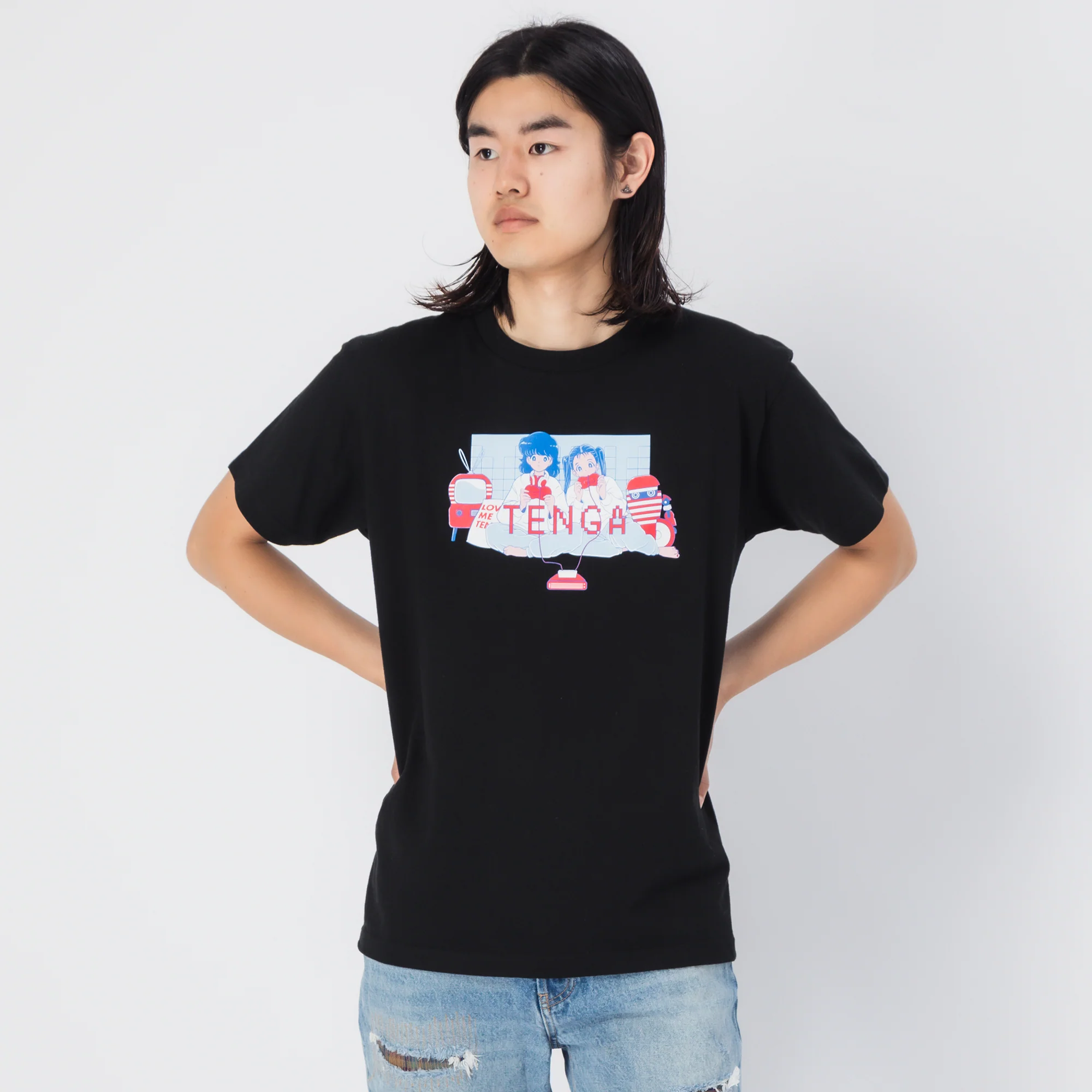 TENGA x Bob a.k.a En-Chan PLAY GAME 01 T-Shirt - Image 8