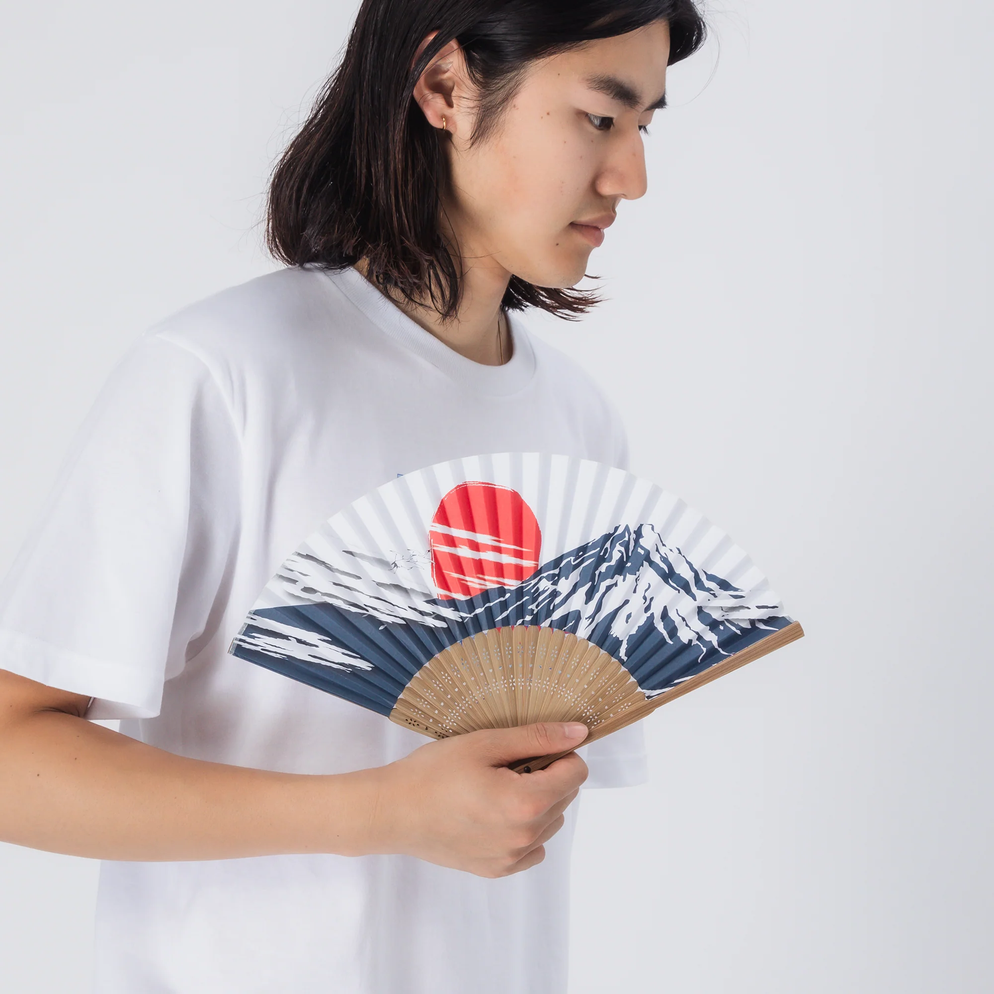 TENGA HAND FAN DARK BLUE - Image 2