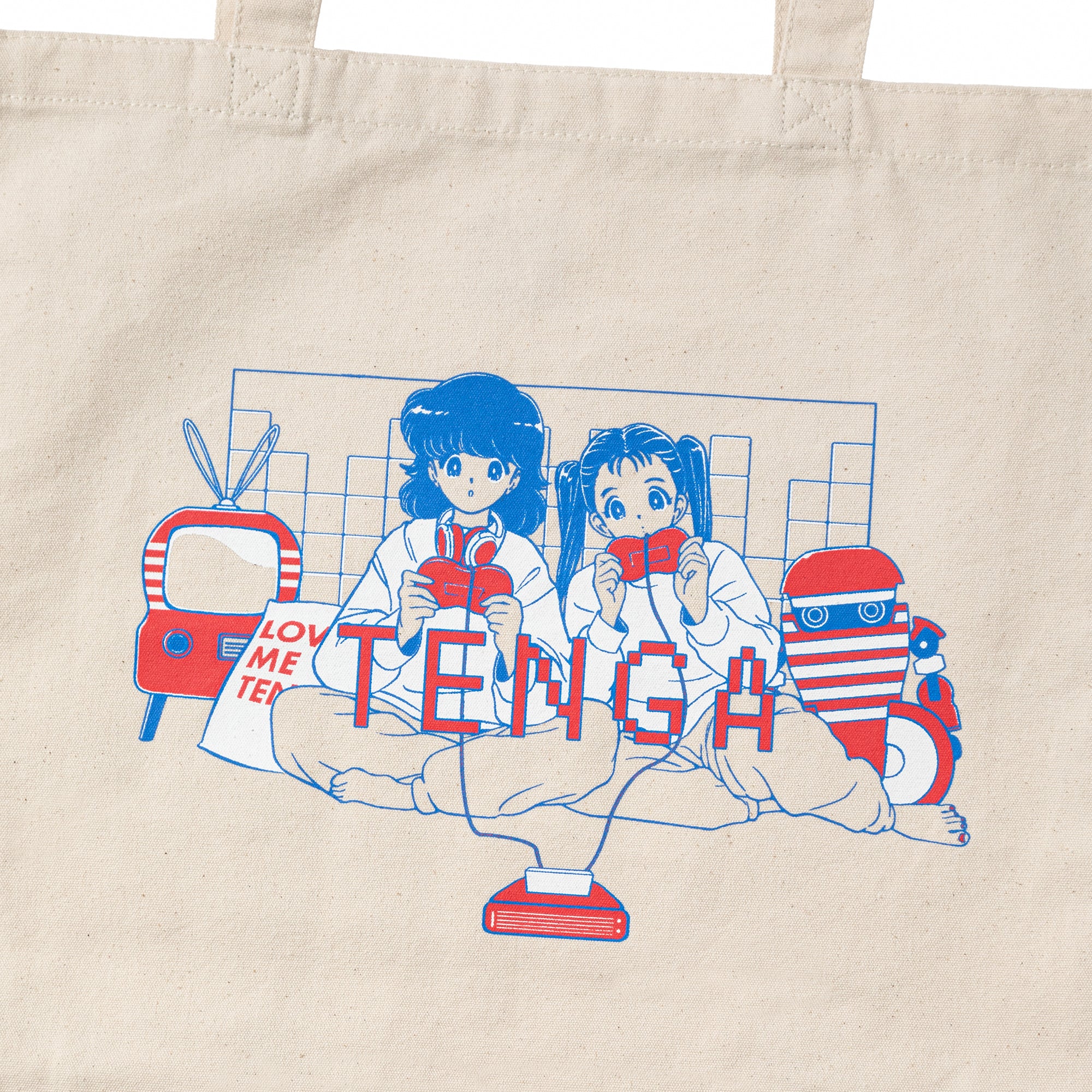 TENGA x Bob a.k.a En-Chan PLAY GAME Tote Bag - Image 3